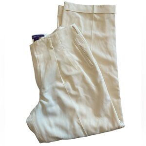Ralph Lauren Purple Label Cream Ladies Dress Pants Size 14